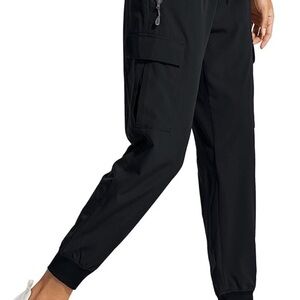 NWT Libin Women's Cargo Joggers Lightweight Quick Dry Athletic pants size Large